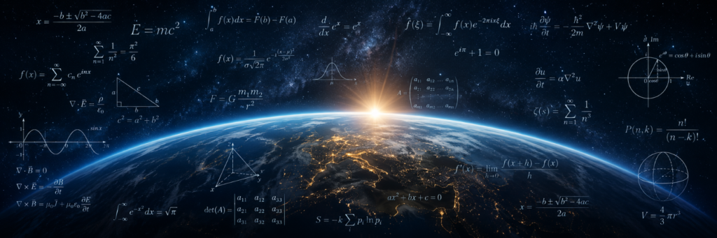 The Universe Written in mathematics post 4 universe math 1800x600