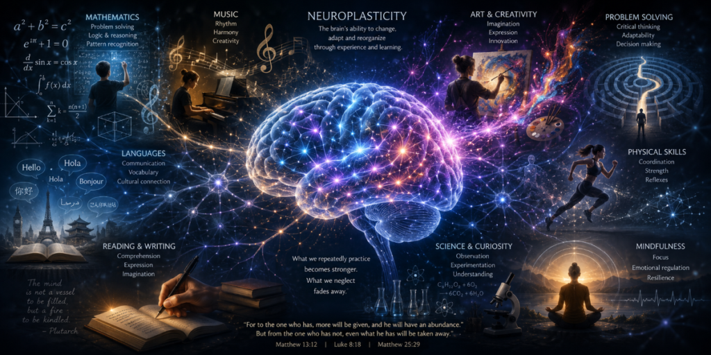 Use It or Lose It: A Lesson from Jesus and the Human Brain neuroplasticity